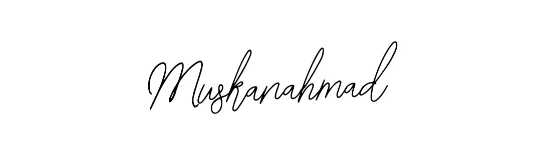 Design your own signature with our free online signature maker. With this signature software, you can create a handwritten (Bearetta-2O07w) signature for name Muskanahmad. Muskanahmad signature style 12 images and pictures png