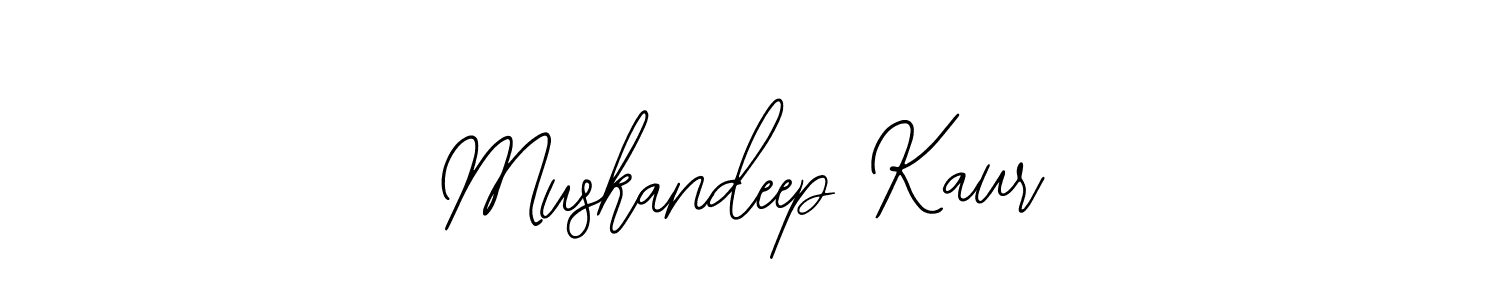 Muskandeep Kaur stylish signature style. Best Handwritten Sign (Bearetta-2O07w) for my name. Handwritten Signature Collection Ideas for my name Muskandeep Kaur. Muskandeep Kaur signature style 12 images and pictures png