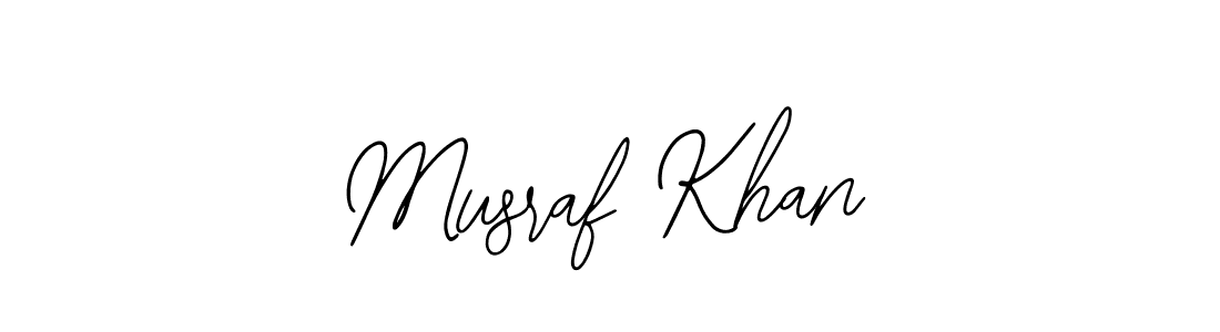 Make a beautiful signature design for name Musraf Khan. With this signature (Bearetta-2O07w) style, you can create a handwritten signature for free. Musraf Khan signature style 12 images and pictures png