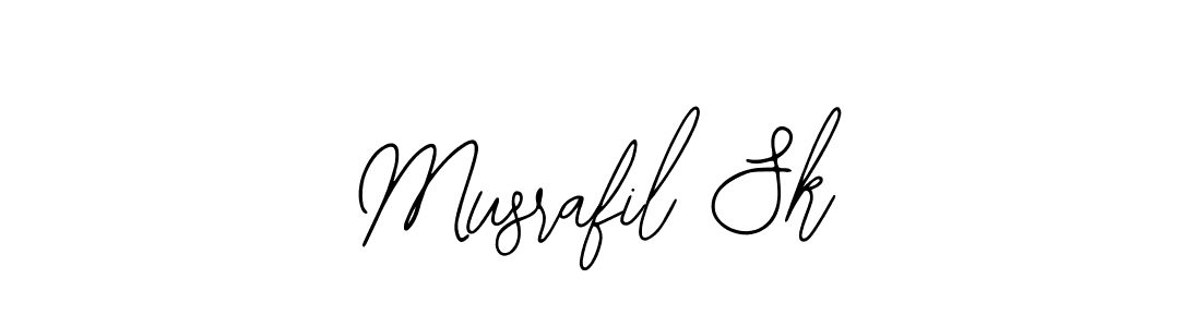 How to make Musrafil Sk name signature. Use Bearetta-2O07w style for creating short signs online. This is the latest handwritten sign. Musrafil Sk signature style 12 images and pictures png
