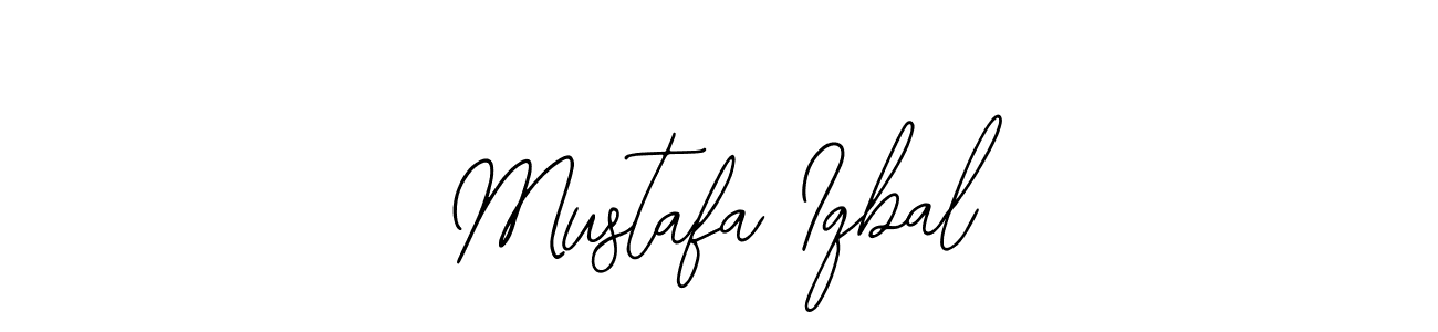 How to make Mustafa Iqbal name signature. Use Bearetta-2O07w style for creating short signs online. This is the latest handwritten sign. Mustafa Iqbal signature style 12 images and pictures png