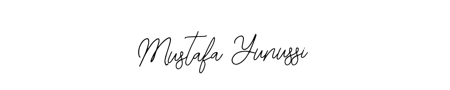 Design your own signature with our free online signature maker. With this signature software, you can create a handwritten (Bearetta-2O07w) signature for name Mustafa Yunussi. Mustafa Yunussi signature style 12 images and pictures png