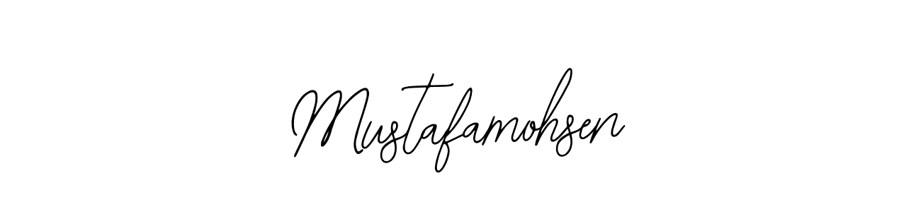 Design your own signature with our free online signature maker. With this signature software, you can create a handwritten (Bearetta-2O07w) signature for name Mustafamohsen. Mustafamohsen signature style 12 images and pictures png