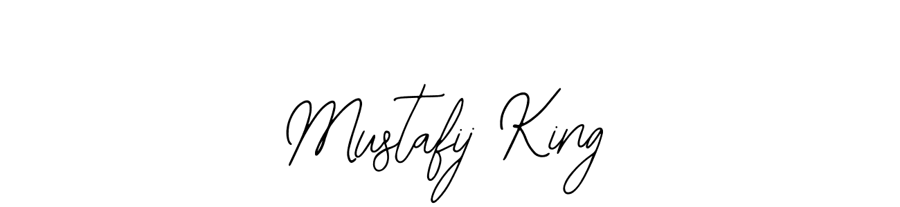 The best way (Bearetta-2O07w) to make a short signature is to pick only two or three words in your name. The name Mustafij King include a total of six letters. For converting this name. Mustafij King signature style 12 images and pictures png
