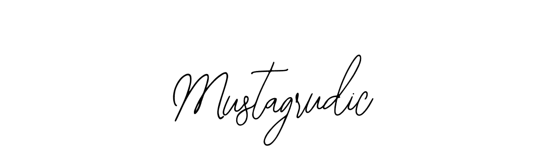 Make a beautiful signature design for name Mustagrudic. With this signature (Bearetta-2O07w) style, you can create a handwritten signature for free. Mustagrudic signature style 12 images and pictures png