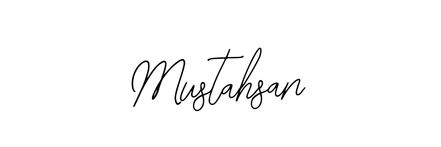 You should practise on your own different ways (Bearetta-2O07w) to write your name (Mustahsan) in signature. don't let someone else do it for you. Mustahsan signature style 12 images and pictures png