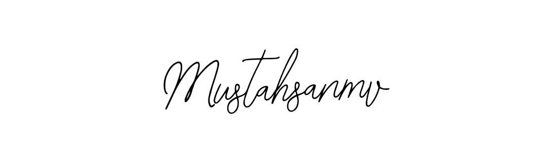 Use a signature maker to create a handwritten signature online. With this signature software, you can design (Bearetta-2O07w) your own signature for name Mustahsanmv. Mustahsanmv signature style 12 images and pictures png