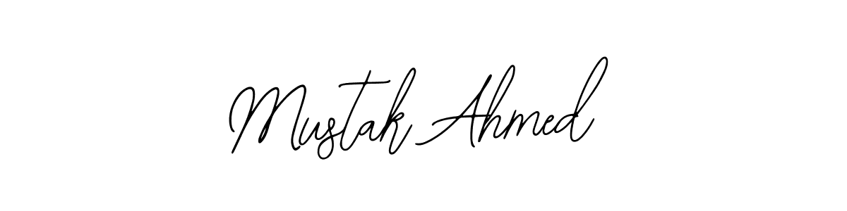 Mustak Ahmed stylish signature style. Best Handwritten Sign (Bearetta-2O07w) for my name. Handwritten Signature Collection Ideas for my name Mustak Ahmed. Mustak Ahmed signature style 12 images and pictures png