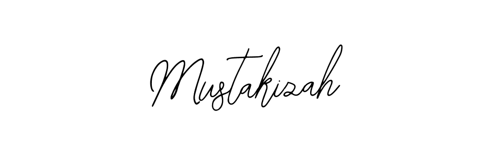 Design your own signature with our free online signature maker. With this signature software, you can create a handwritten (Bearetta-2O07w) signature for name Mustakizah. Mustakizah signature style 12 images and pictures png