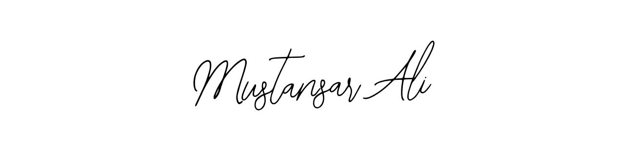 Use a signature maker to create a handwritten signature online. With this signature software, you can design (Bearetta-2O07w) your own signature for name Mustansar Ali. Mustansar Ali signature style 12 images and pictures png