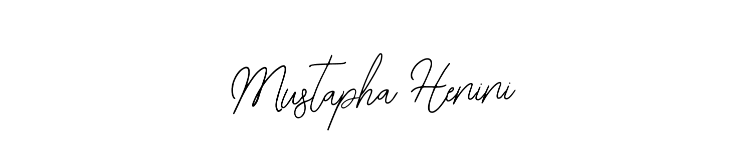 How to make Mustapha Henini signature? Bearetta-2O07w is a professional autograph style. Create handwritten signature for Mustapha Henini name. Mustapha Henini signature style 12 images and pictures png