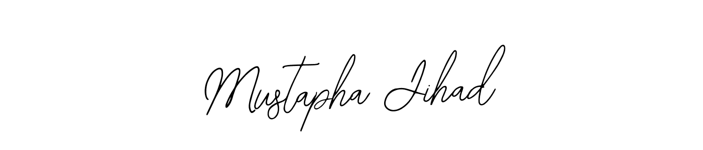 The best way (Bearetta-2O07w) to make a short signature is to pick only two or three words in your name. The name Mustapha Jihad include a total of six letters. For converting this name. Mustapha Jihad signature style 12 images and pictures png