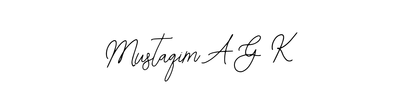 Here are the top 10 professional signature styles for the name Mustaqim A G K. These are the best autograph styles you can use for your name. Mustaqim A G K signature style 12 images and pictures png