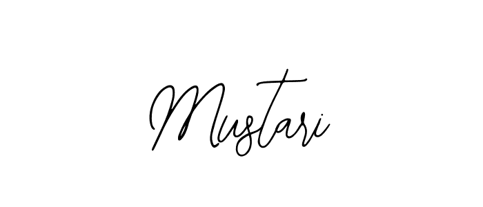 Use a signature maker to create a handwritten signature online. With this signature software, you can design (Bearetta-2O07w) your own signature for name Mustari. Mustari signature style 12 images and pictures png