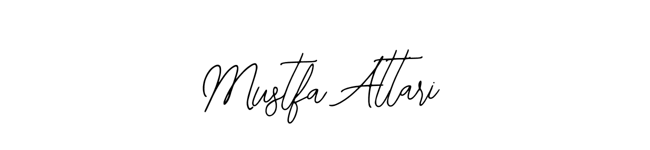 Design your own signature with our free online signature maker. With this signature software, you can create a handwritten (Bearetta-2O07w) signature for name Mustfa Attari. Mustfa Attari signature style 12 images and pictures png