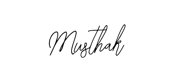 You should practise on your own different ways (Bearetta-2O07w) to write your name (Musthak) in signature. don't let someone else do it for you. Musthak signature style 12 images and pictures png