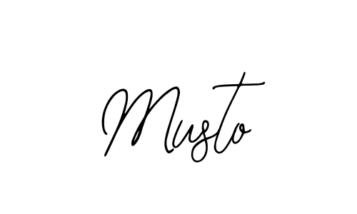 How to make Musto signature? Bearetta-2O07w is a professional autograph style. Create handwritten signature for Musto name. Musto signature style 12 images and pictures png