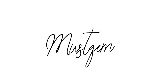 How to make Mustqem name signature. Use Bearetta-2O07w style for creating short signs online. This is the latest handwritten sign. Mustqem signature style 12 images and pictures png