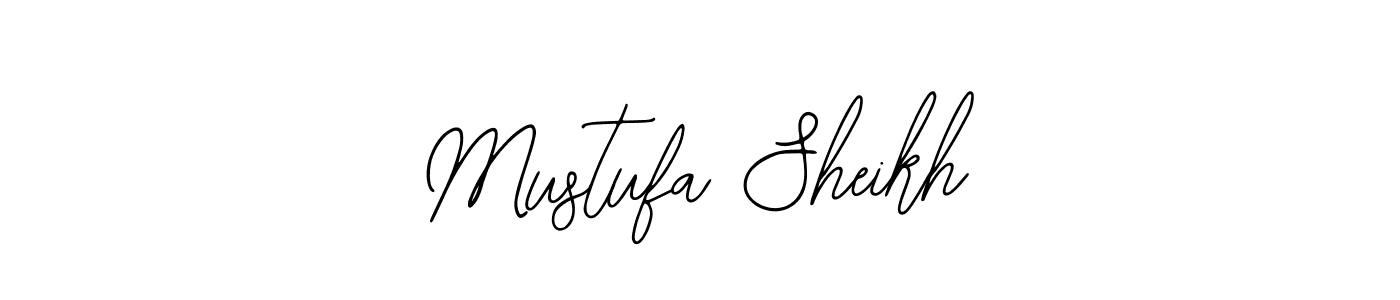 Bearetta-2O07w is a professional signature style that is perfect for those who want to add a touch of class to their signature. It is also a great choice for those who want to make their signature more unique. Get Mustufa Sheikh name to fancy signature for free. Mustufa Sheikh signature style 12 images and pictures png