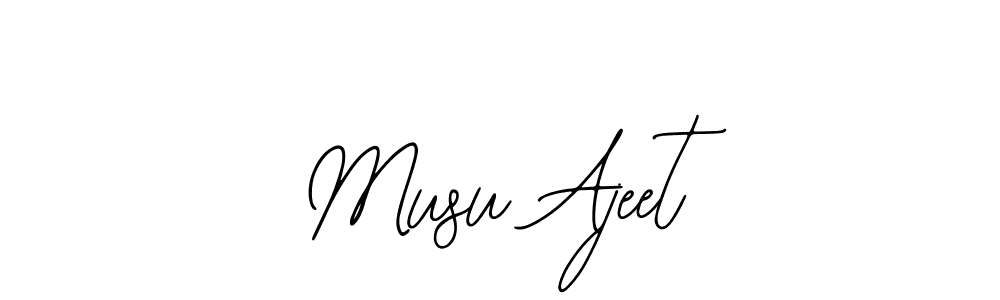 Also we have Musu Ajeet name is the best signature style. Create professional handwritten signature collection using Bearetta-2O07w autograph style. Musu Ajeet signature style 12 images and pictures png