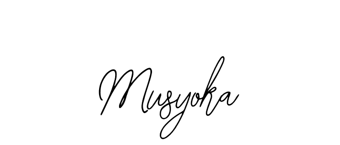 Musyoka stylish signature style. Best Handwritten Sign (Bearetta-2O07w) for my name. Handwritten Signature Collection Ideas for my name Musyoka. Musyoka signature style 12 images and pictures png