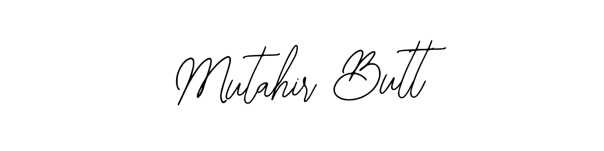 Use a signature maker to create a handwritten signature online. With this signature software, you can design (Bearetta-2O07w) your own signature for name Mutahir Butt. Mutahir Butt signature style 12 images and pictures png