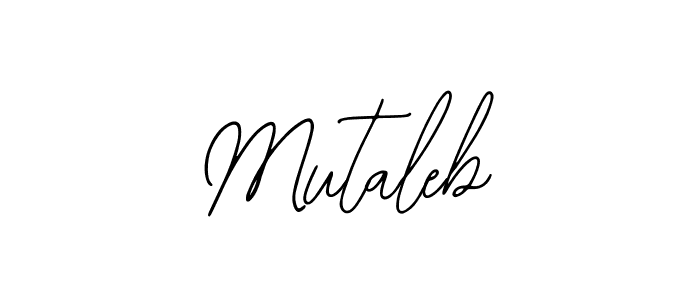 Make a beautiful signature design for name Mutaleb. With this signature (Bearetta-2O07w) style, you can create a handwritten signature for free. Mutaleb signature style 12 images and pictures png