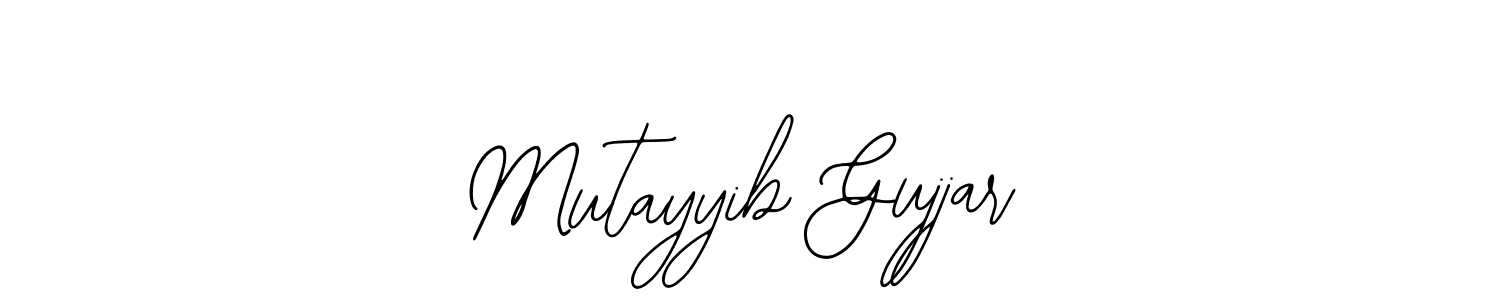 Also You can easily find your signature by using the search form. We will create Mutayyib Gujjar name handwritten signature images for you free of cost using Bearetta-2O07w sign style. Mutayyib Gujjar signature style 12 images and pictures png