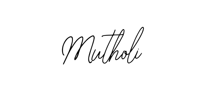 Mutholi stylish signature style. Best Handwritten Sign (Bearetta-2O07w) for my name. Handwritten Signature Collection Ideas for my name Mutholi. Mutholi signature style 12 images and pictures png