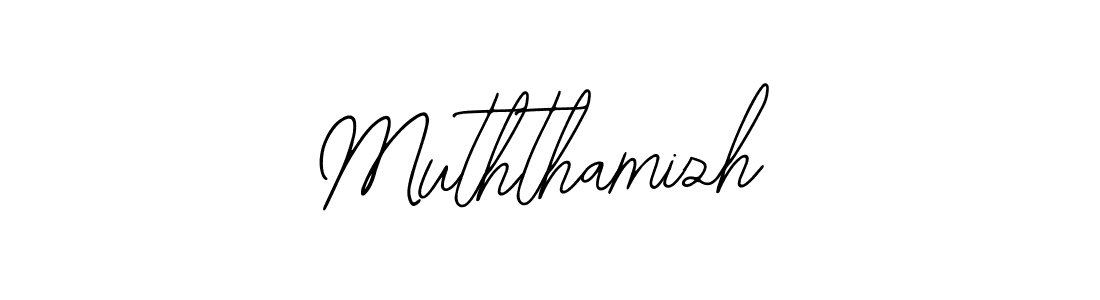 Design your own signature with our free online signature maker. With this signature software, you can create a handwritten (Bearetta-2O07w) signature for name Muththamizh. Muththamizh signature style 12 images and pictures png