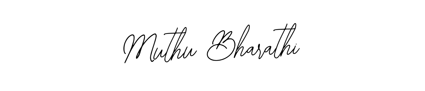 The best way (Bearetta-2O07w) to make a short signature is to pick only two or three words in your name. The name Muthu Bharathi include a total of six letters. For converting this name. Muthu Bharathi signature style 12 images and pictures png
