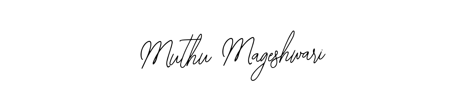 Use a signature maker to create a handwritten signature online. With this signature software, you can design (Bearetta-2O07w) your own signature for name Muthu Mageshwari. Muthu Mageshwari signature style 12 images and pictures png