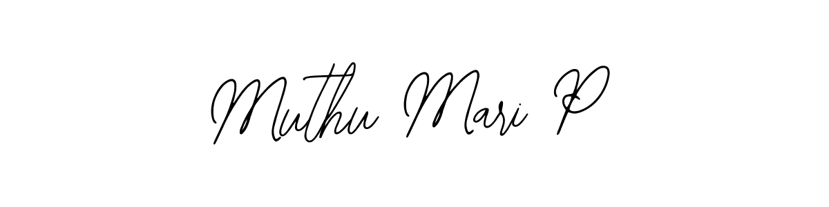 Create a beautiful signature design for name Muthu Mari P. With this signature (Bearetta-2O07w) fonts, you can make a handwritten signature for free. Muthu Mari P signature style 12 images and pictures png