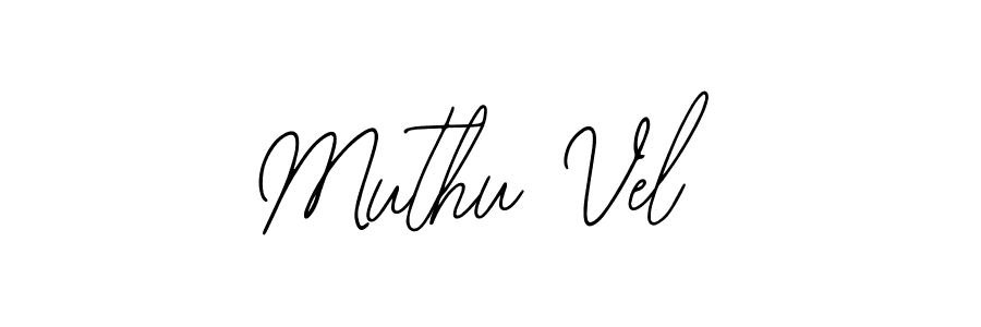 Design your own signature with our free online signature maker. With this signature software, you can create a handwritten (Bearetta-2O07w) signature for name Muthu Vel. Muthu Vel signature style 12 images and pictures png