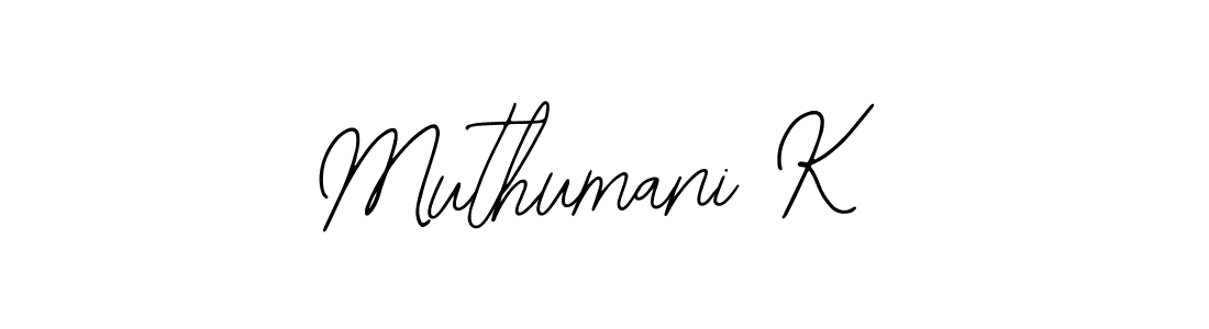 How to make Muthumani K signature? Bearetta-2O07w is a professional autograph style. Create handwritten signature for Muthumani K name. Muthumani K signature style 12 images and pictures png