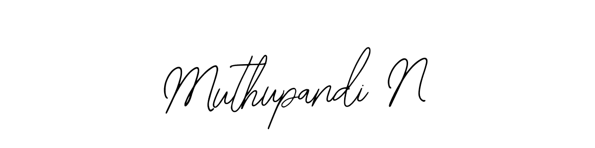 Also we have Muthupandi N name is the best signature style. Create professional handwritten signature collection using Bearetta-2O07w autograph style. Muthupandi N signature style 12 images and pictures png