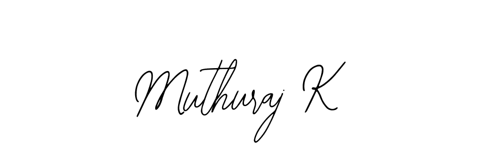 Similarly Bearetta-2O07w is the best handwritten signature design. Signature creator online .You can use it as an online autograph creator for name Muthuraj K. Muthuraj K signature style 12 images and pictures png