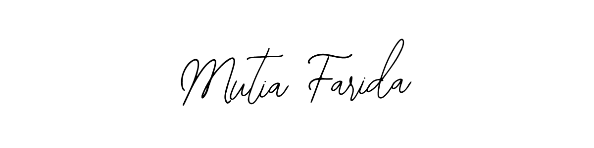 if you are searching for the best signature style for your name Mutia Farida. so please give up your signature search. here we have designed multiple signature styles  using Bearetta-2O07w. Mutia Farida signature style 12 images and pictures png