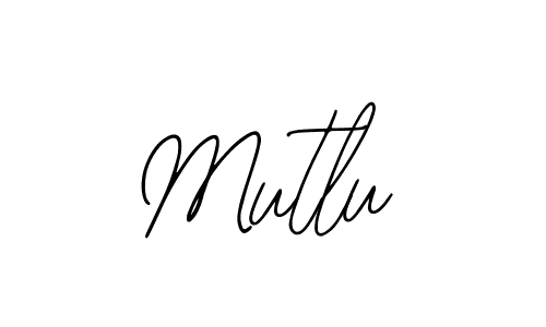 Design your own signature with our free online signature maker. With this signature software, you can create a handwritten (Bearetta-2O07w) signature for name Mutlu. Mutlu signature style 12 images and pictures png