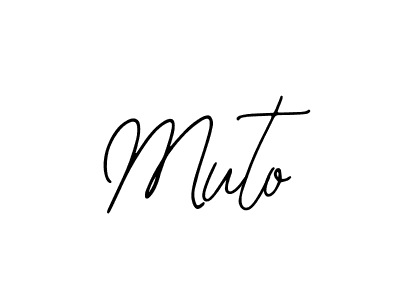 Use a signature maker to create a handwritten signature online. With this signature software, you can design (Bearetta-2O07w) your own signature for name Muto. Muto signature style 12 images and pictures png