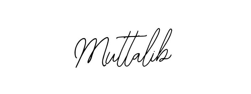 Also we have Muttalib name is the best signature style. Create professional handwritten signature collection using Bearetta-2O07w autograph style. Muttalib signature style 12 images and pictures png