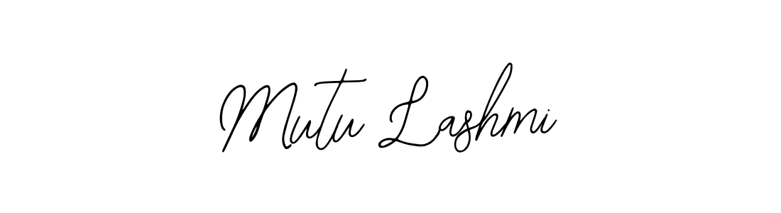 How to make Mutu Lashmi signature? Bearetta-2O07w is a professional autograph style. Create handwritten signature for Mutu Lashmi name. Mutu Lashmi signature style 12 images and pictures png