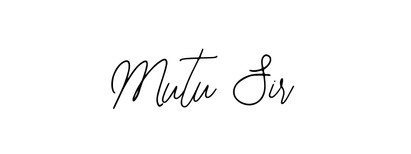 It looks lik you need a new signature style for name Mutu Sir. Design unique handwritten (Bearetta-2O07w) signature with our free signature maker in just a few clicks. Mutu Sir signature style 12 images and pictures png