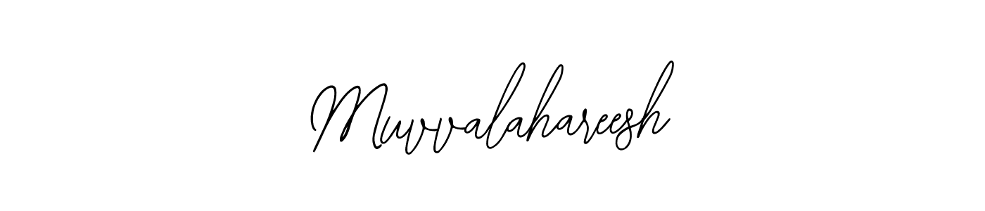 Bearetta-2O07w is a professional signature style that is perfect for those who want to add a touch of class to their signature. It is also a great choice for those who want to make their signature more unique. Get Muvvalahareesh name to fancy signature for free. Muvvalahareesh signature style 12 images and pictures png