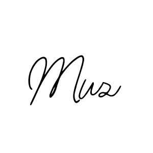 Design your own signature with our free online signature maker. With this signature software, you can create a handwritten (Bearetta-2O07w) signature for name Muz. Muz signature style 12 images and pictures png