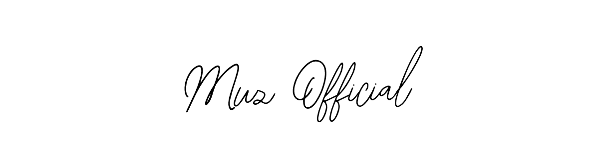Also we have Muz Official name is the best signature style. Create professional handwritten signature collection using Bearetta-2O07w autograph style. Muz Official signature style 12 images and pictures png