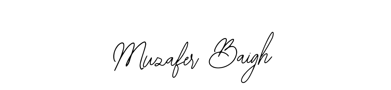 The best way (Bearetta-2O07w) to make a short signature is to pick only two or three words in your name. The name Muzafer Baigh include a total of six letters. For converting this name. Muzafer Baigh signature style 12 images and pictures png