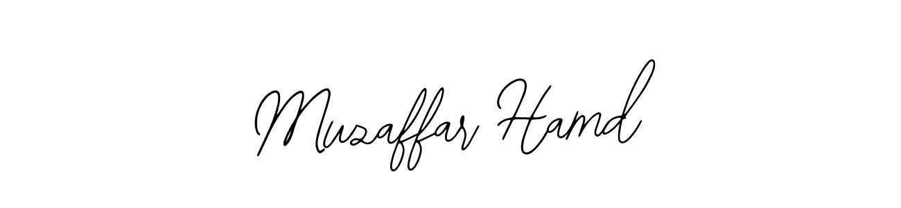 Bearetta-2O07w is a professional signature style that is perfect for those who want to add a touch of class to their signature. It is also a great choice for those who want to make their signature more unique. Get Muzaffar Hamd name to fancy signature for free. Muzaffar Hamd signature style 12 images and pictures png