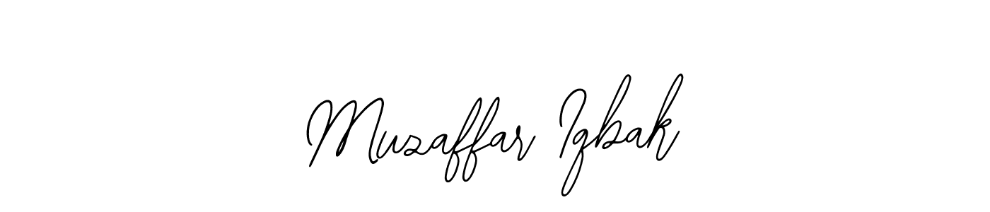Design your own signature with our free online signature maker. With this signature software, you can create a handwritten (Bearetta-2O07w) signature for name Muzaffar Iqbak. Muzaffar Iqbak signature style 12 images and pictures png