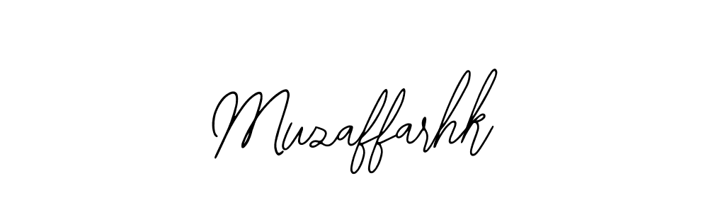 How to make Muzaffarhk signature? Bearetta-2O07w is a professional autograph style. Create handwritten signature for Muzaffarhk name. Muzaffarhk signature style 12 images and pictures png